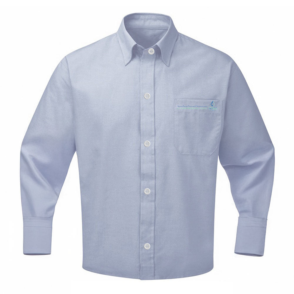 Secondary School Boys Blue Long Sleeve Shirt