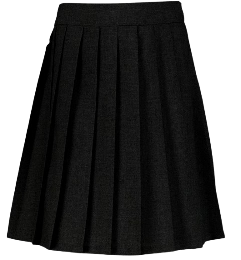 Secondary School Girls Short Skirt (Black)